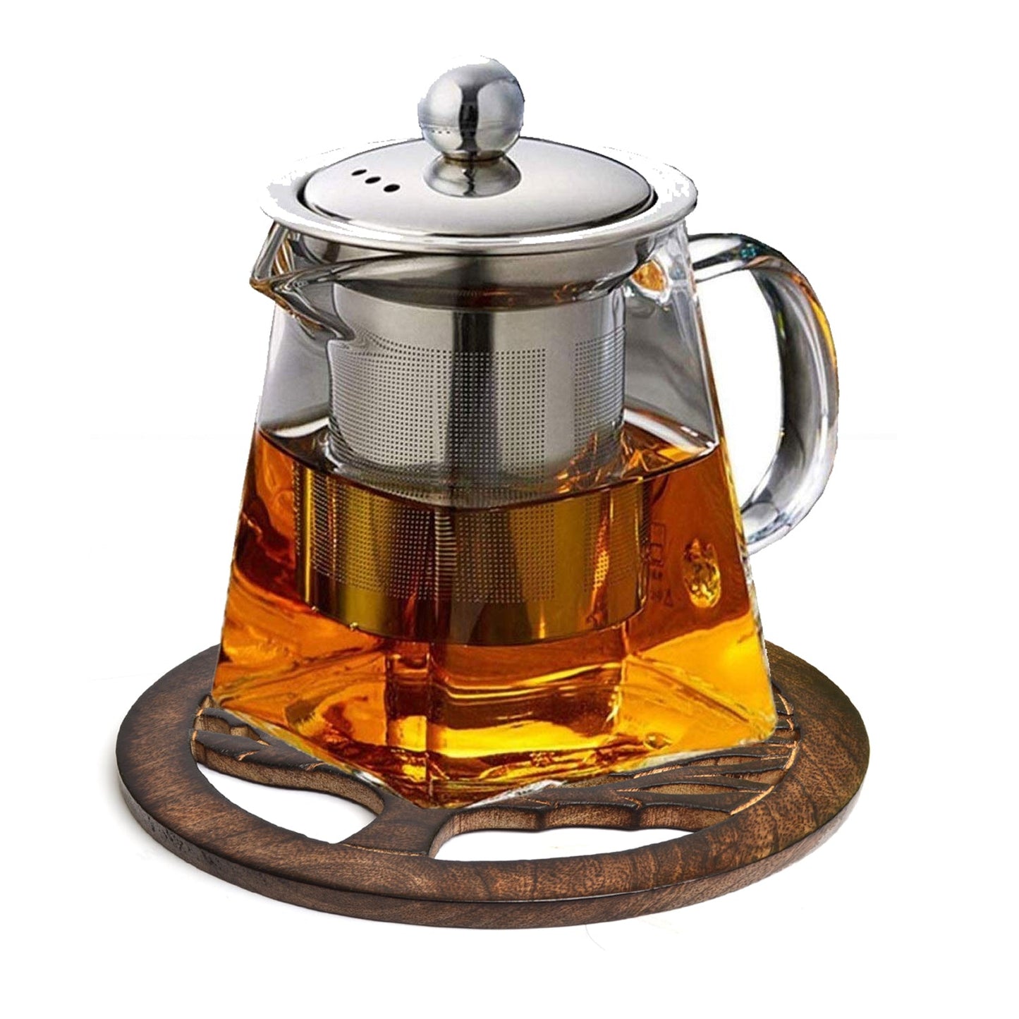 Mango Wood Tea Pot Trivet