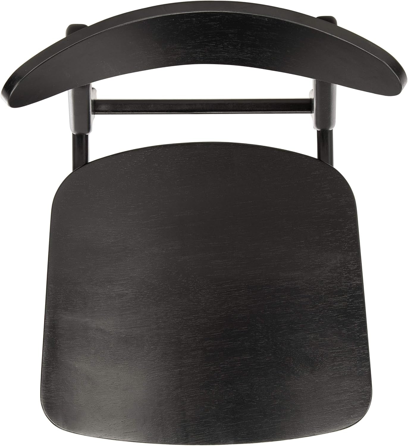 Retro Wooden Black Dining Chair - Set of 2