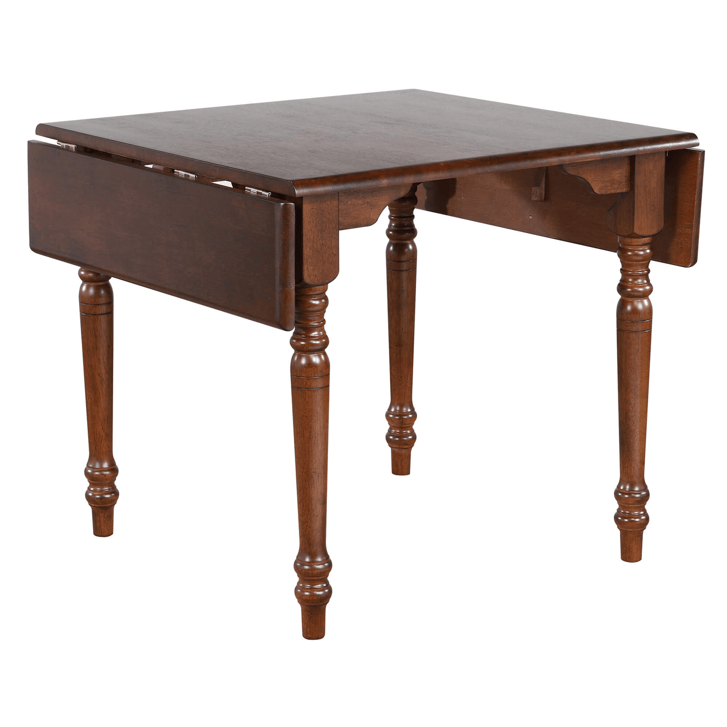 Andrews Chestnut Extendable Drop Leaf Dining Table