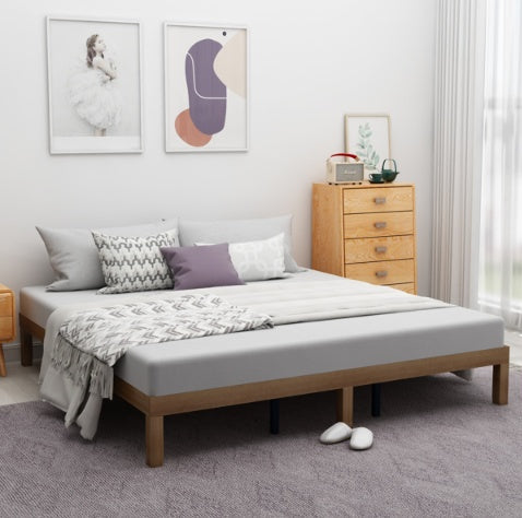 Queen Size Solid Wood Platform Bed Frame