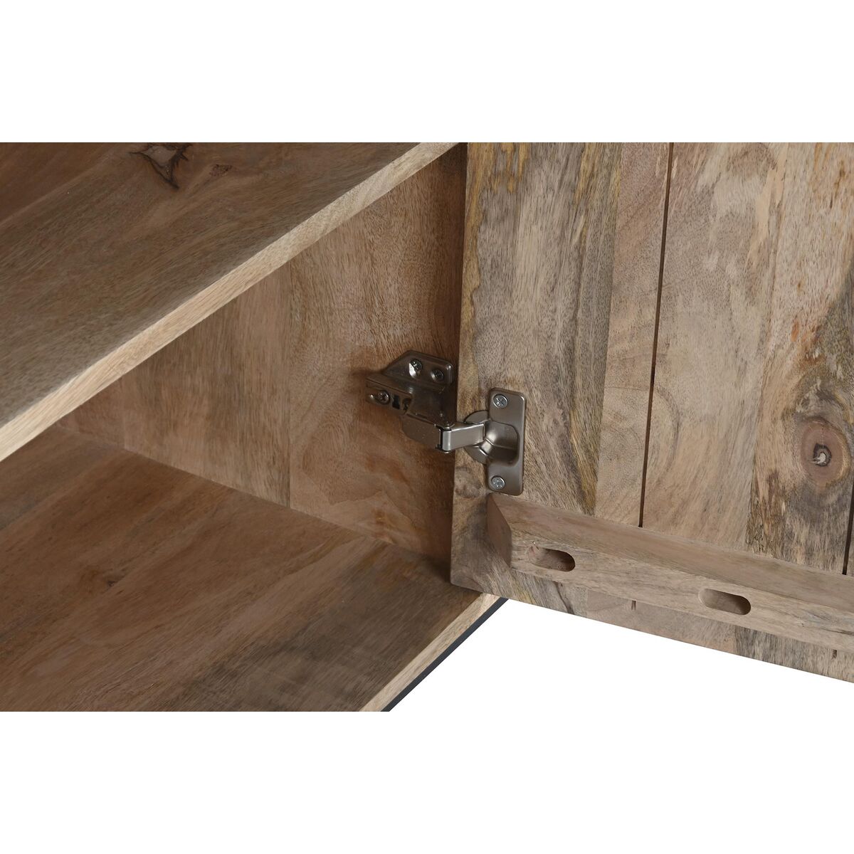 Mango Wood Sideboard DKD Home Decor Natural Black/White