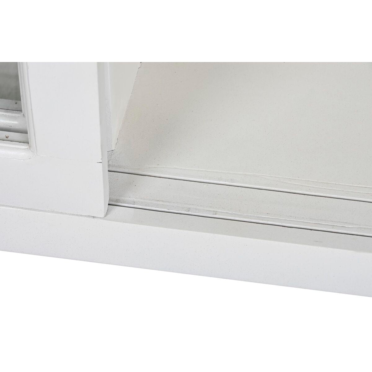 Dark Mango Wood Sideboard with White Finish