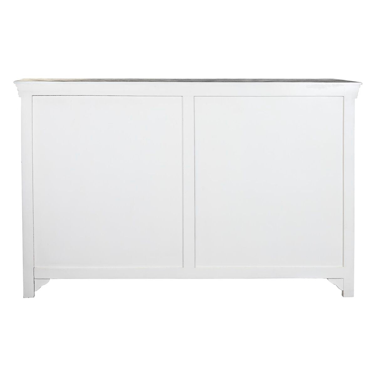 Dark Mango Wood Sideboard with White Finish