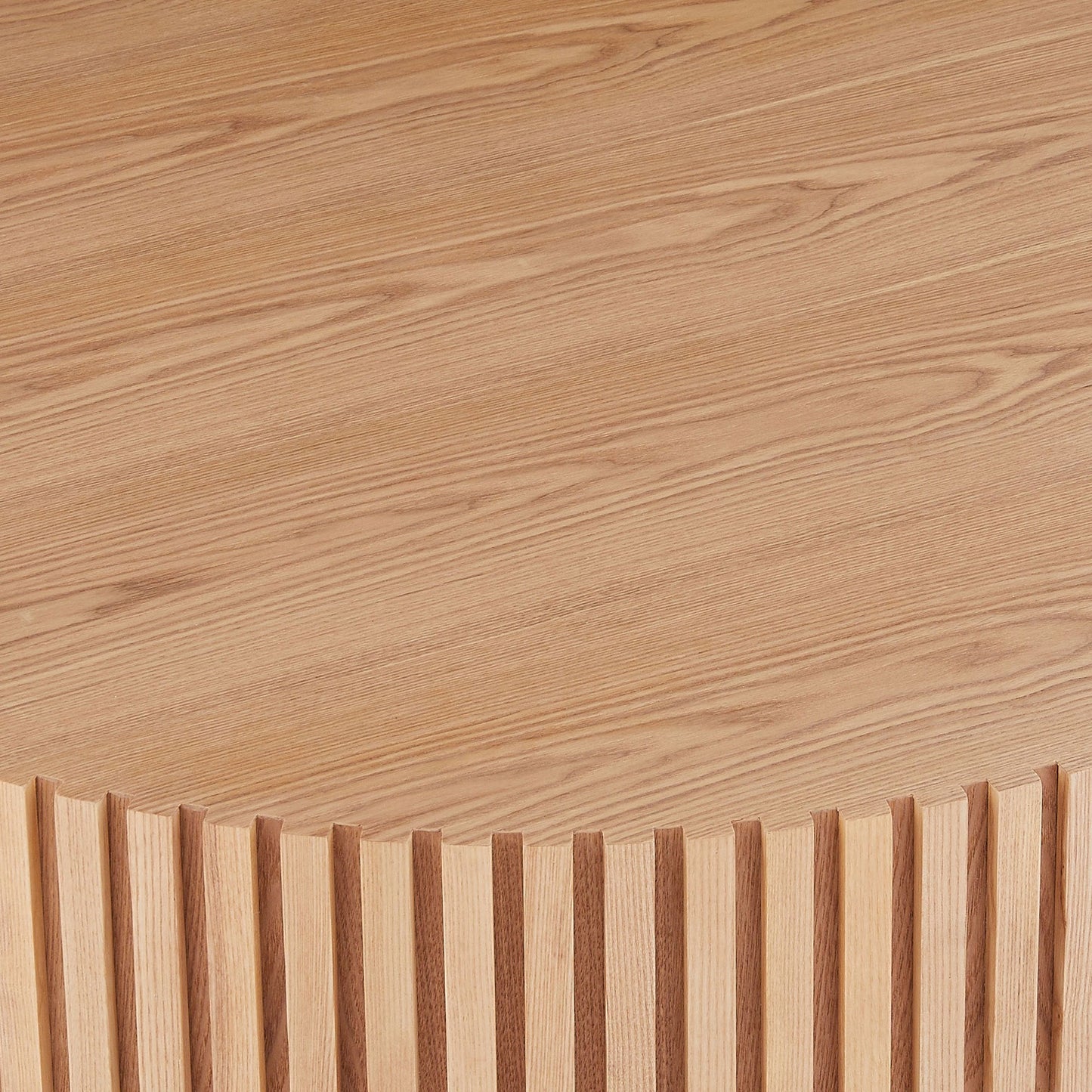Round Wooden Accent Coffee Table