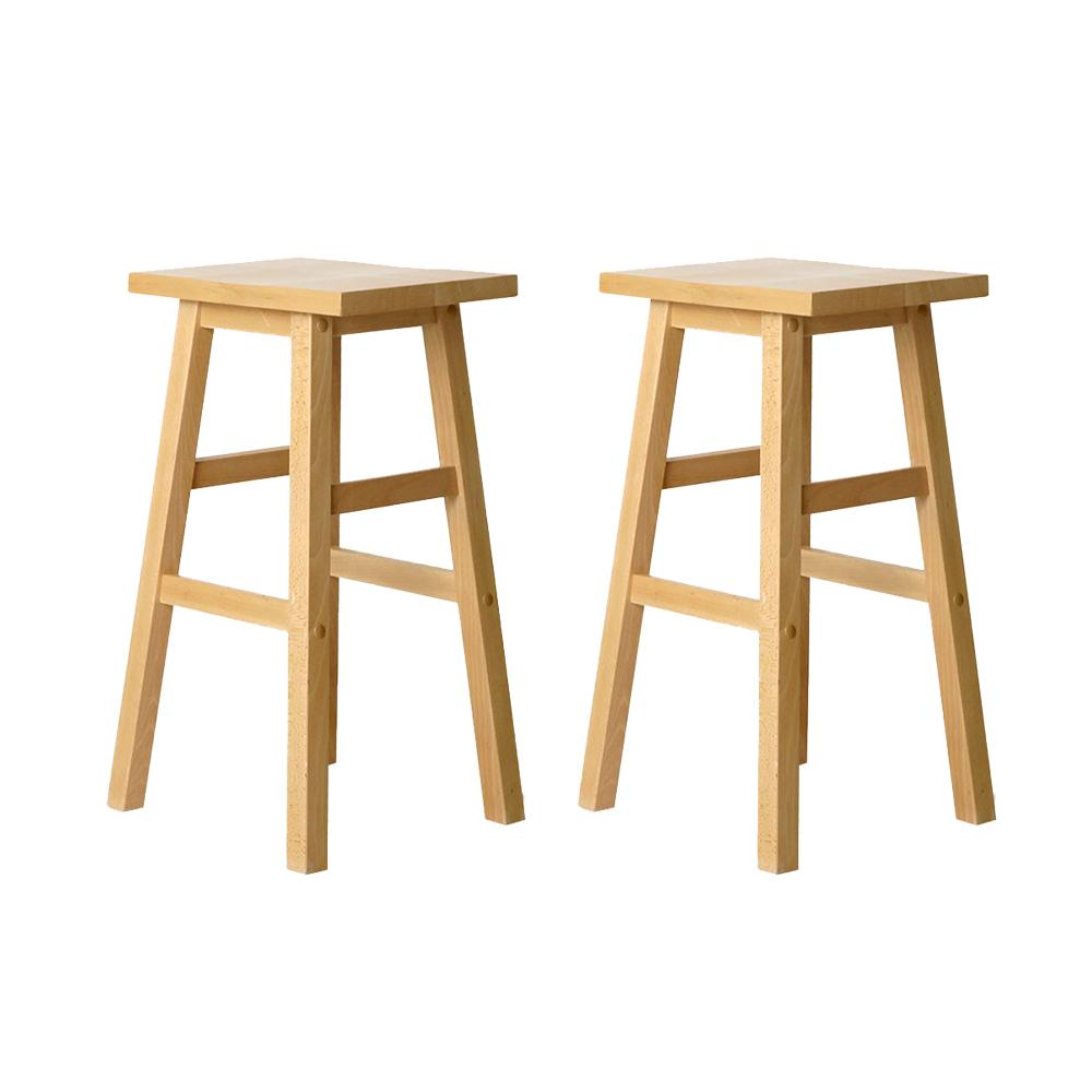 Natural Wooden Kitchen Counter Stools