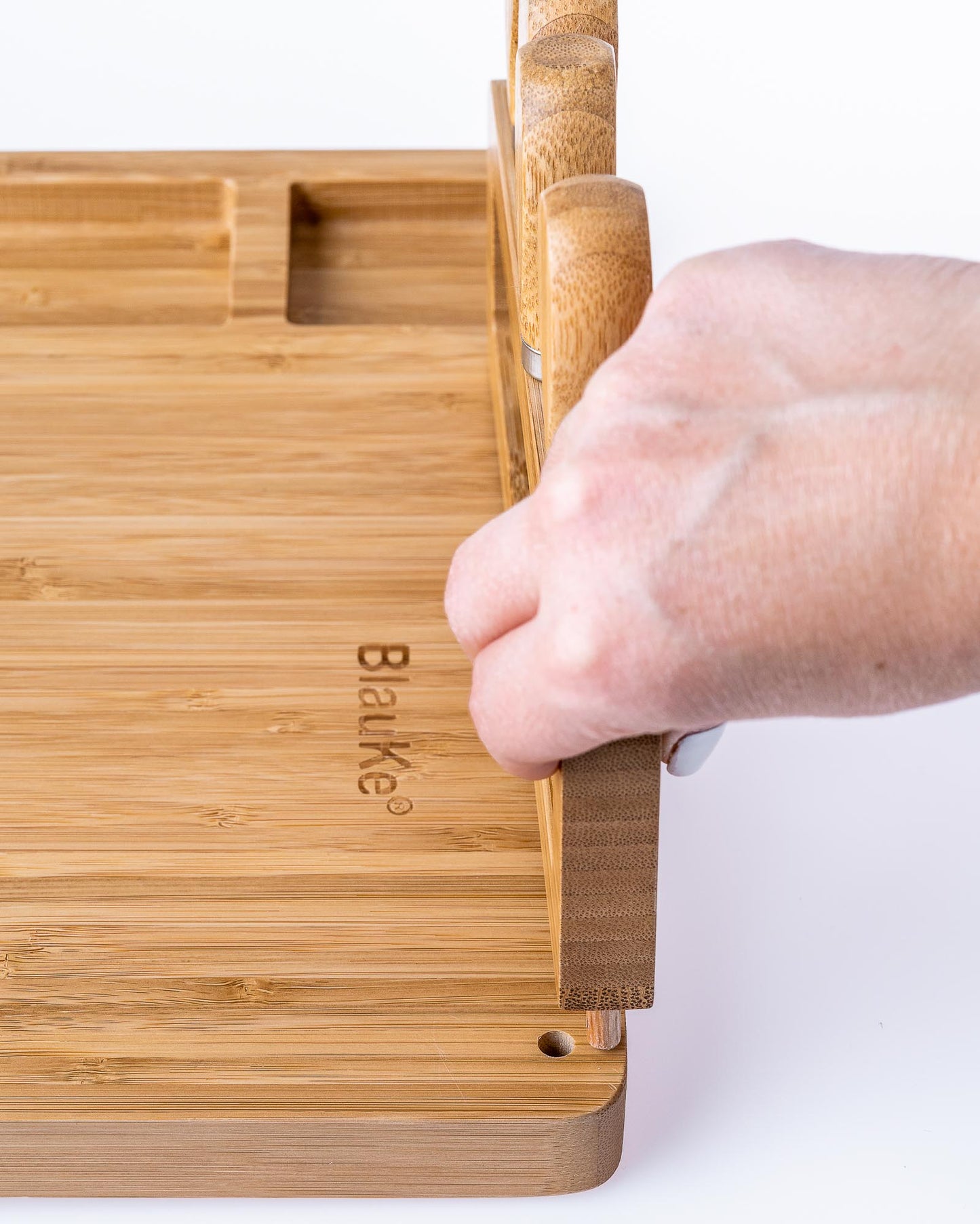 Bamboo Cheese Board and Knife Set - 14x11 inch