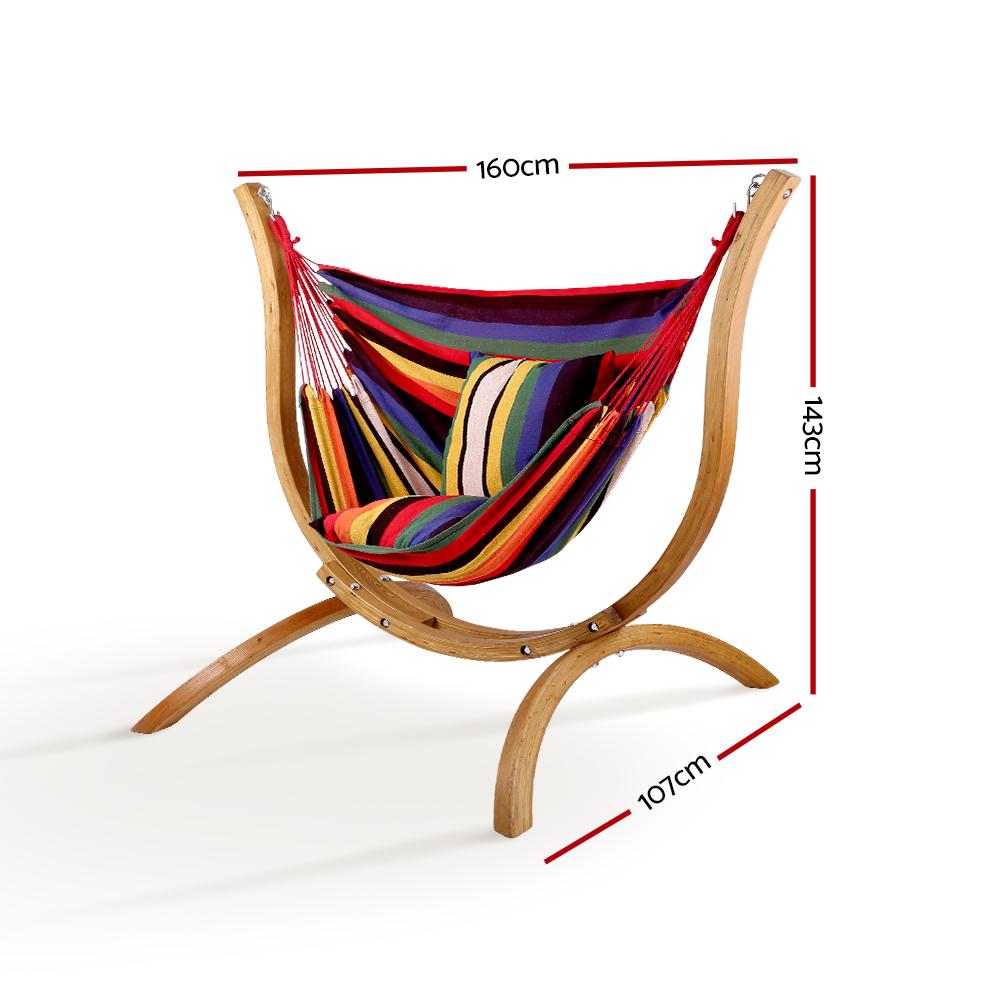 Larch Wood Decorative Hammock Chair