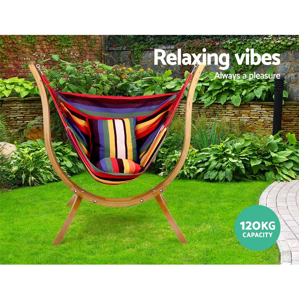 Larch Wood Decorative Hammock Chair