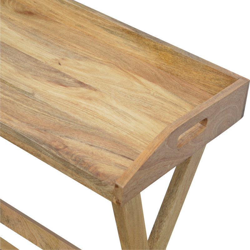 Solid Mango Wood Butler Style Desk