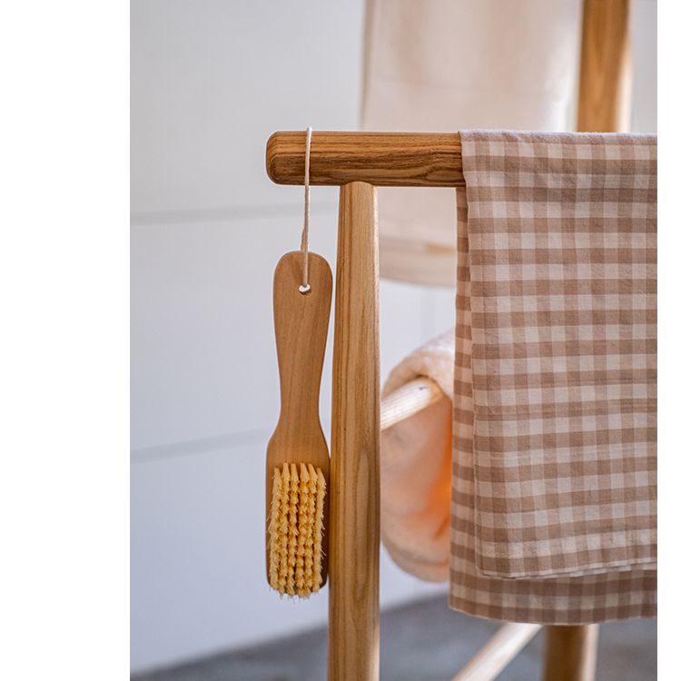 Ash Wood Freestanding Towel Rack