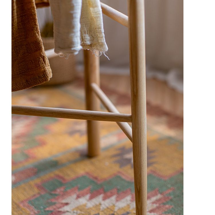 Ash Wood Freestanding Towel Rack