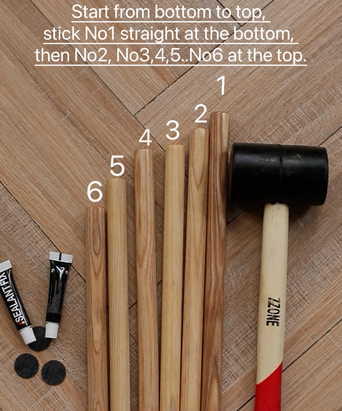 Solid Ash Wood Coat Rack