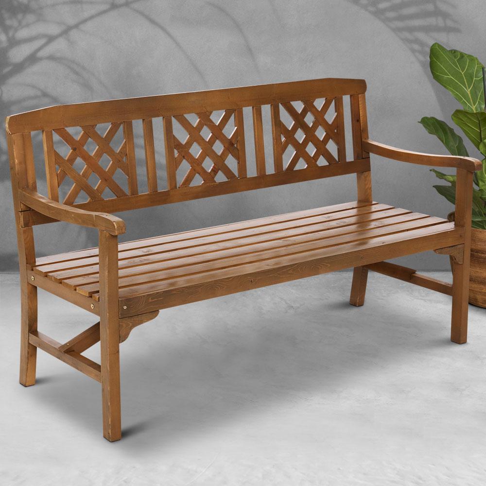 Fir Wood Garden Bench