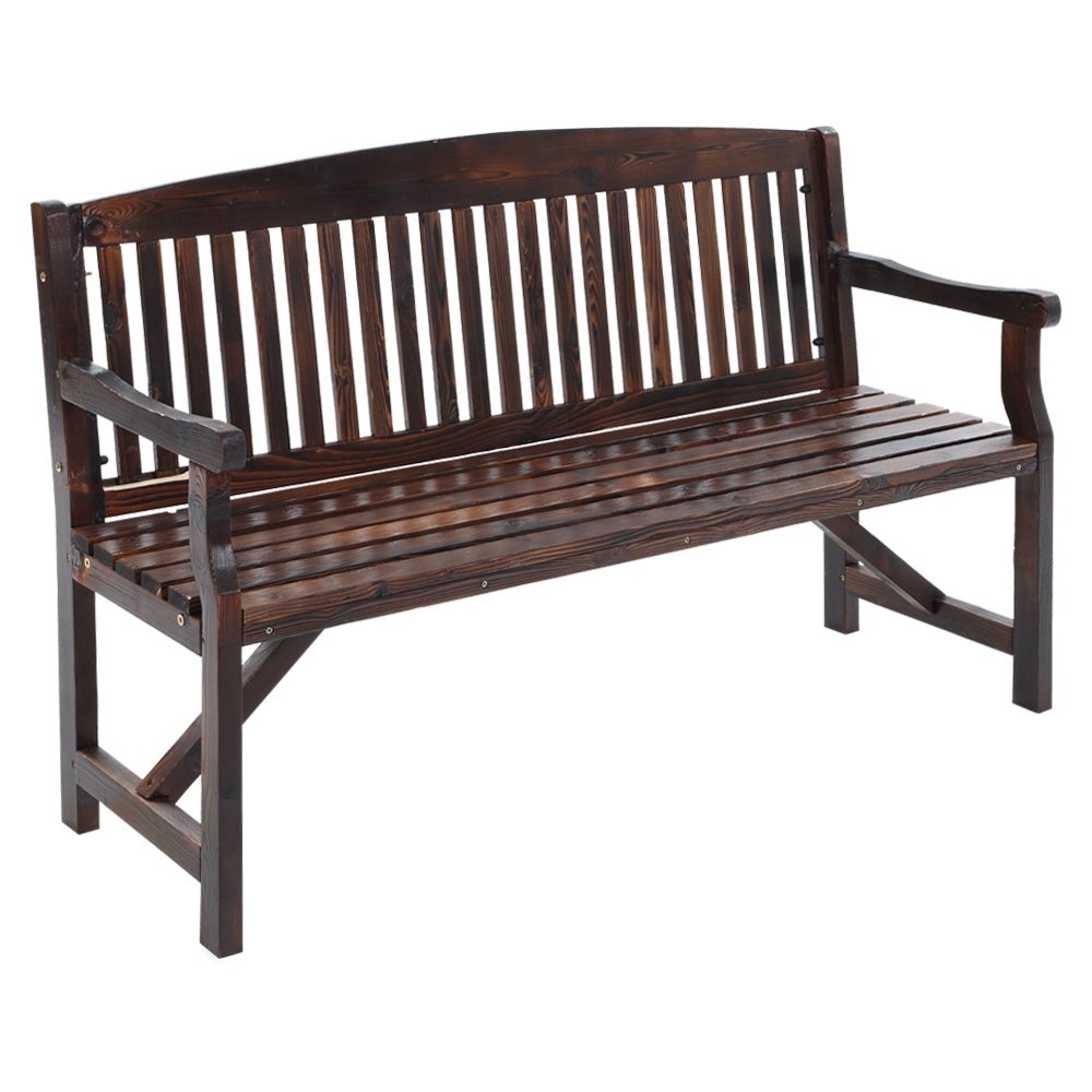 Natural Fir Wood Outdoor Garden Bench