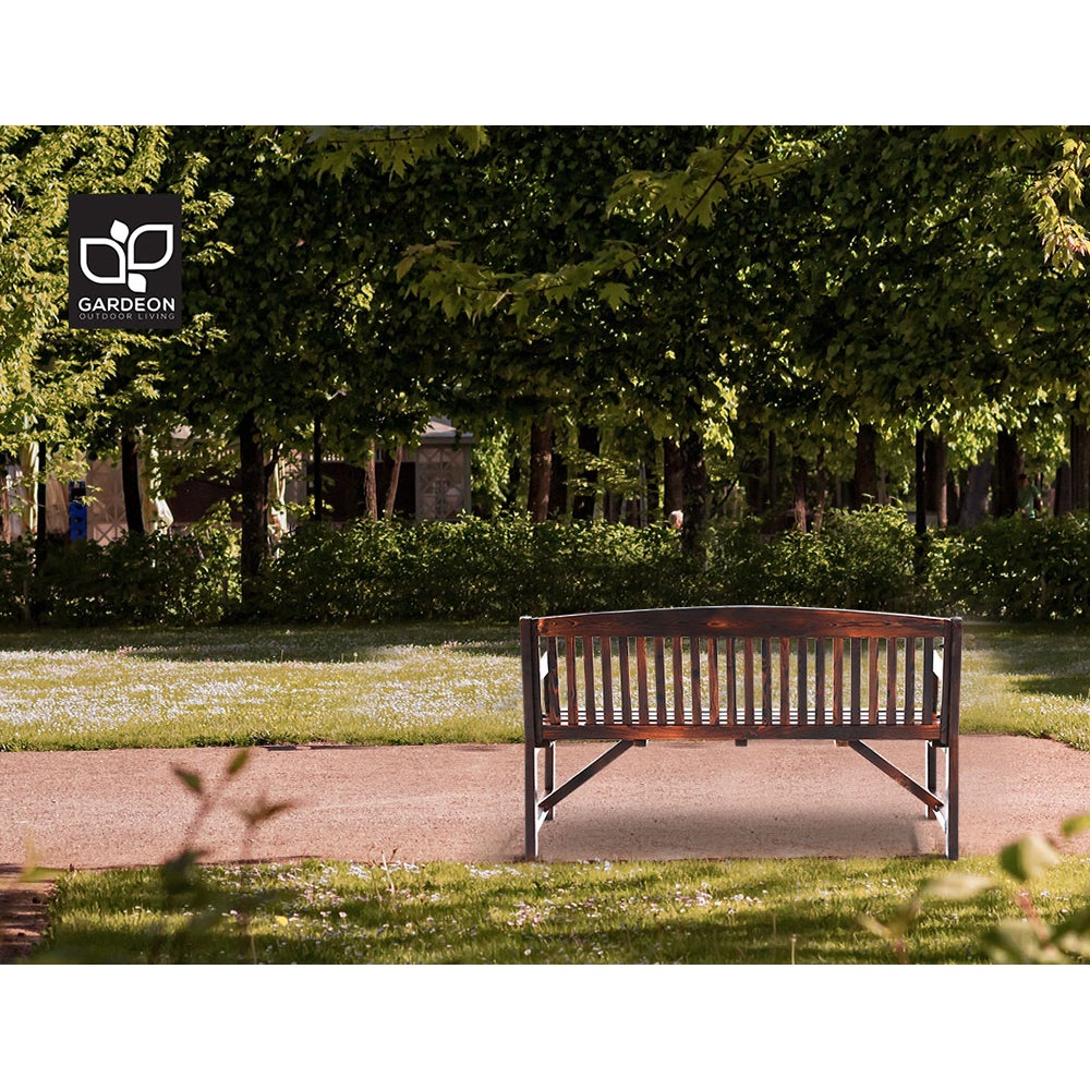 Natural Fir Wood Outdoor Garden Bench