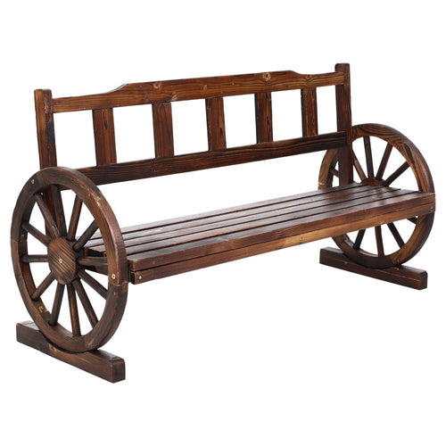 Fir Wood Outdoor Garden Bench