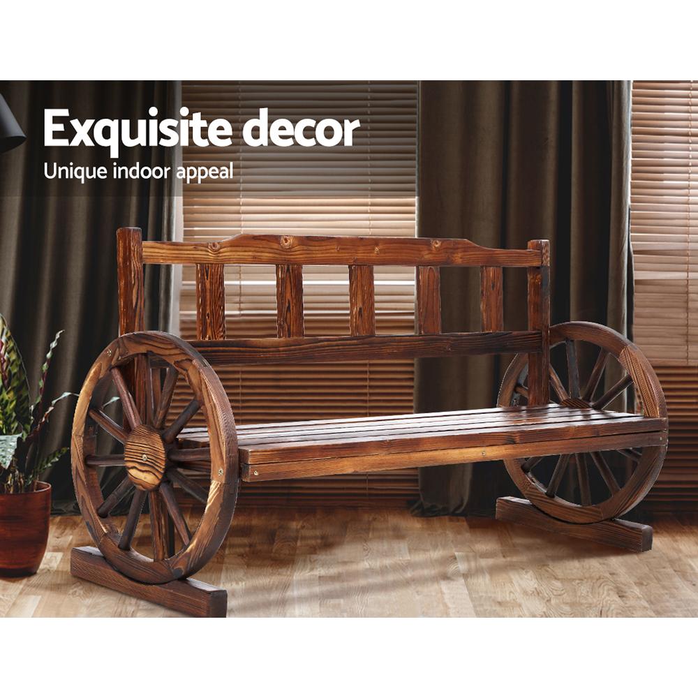 Fir Wood Outdoor Garden Bench