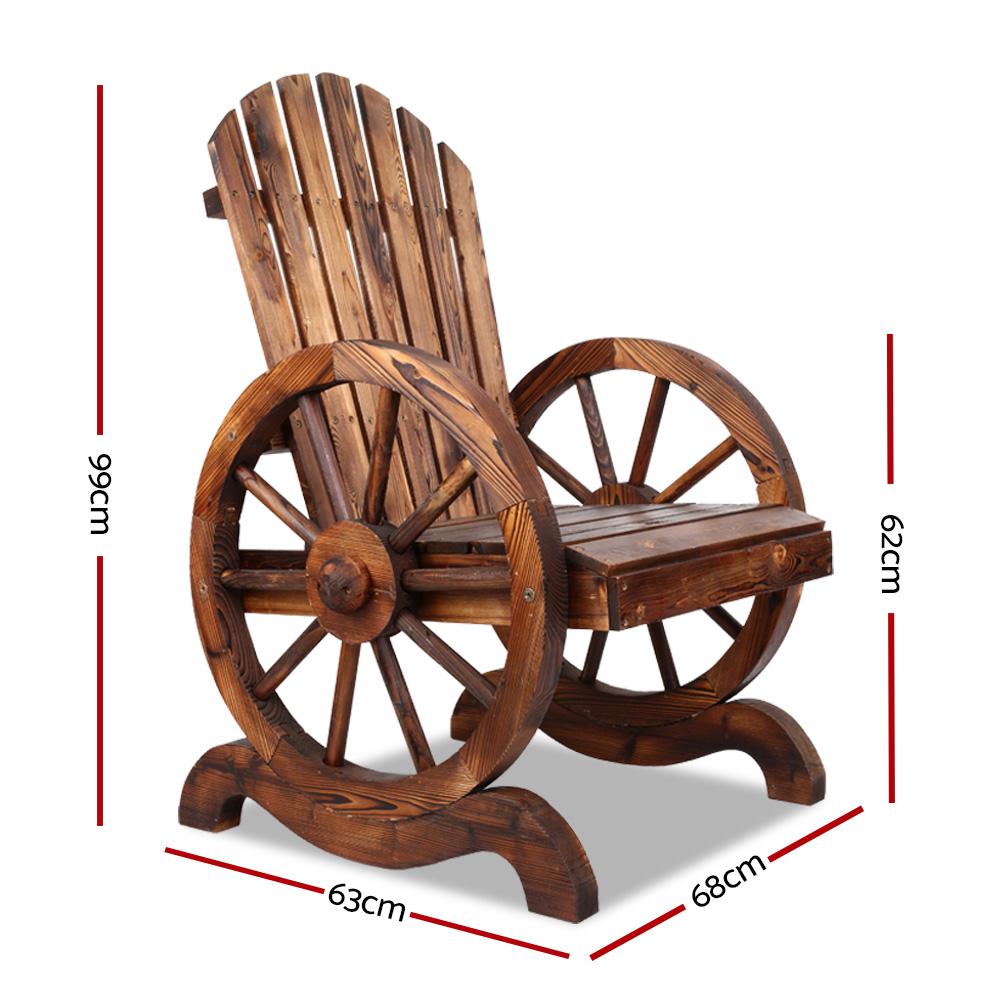 Gardeon Outdoor Wooden Wagon Chair