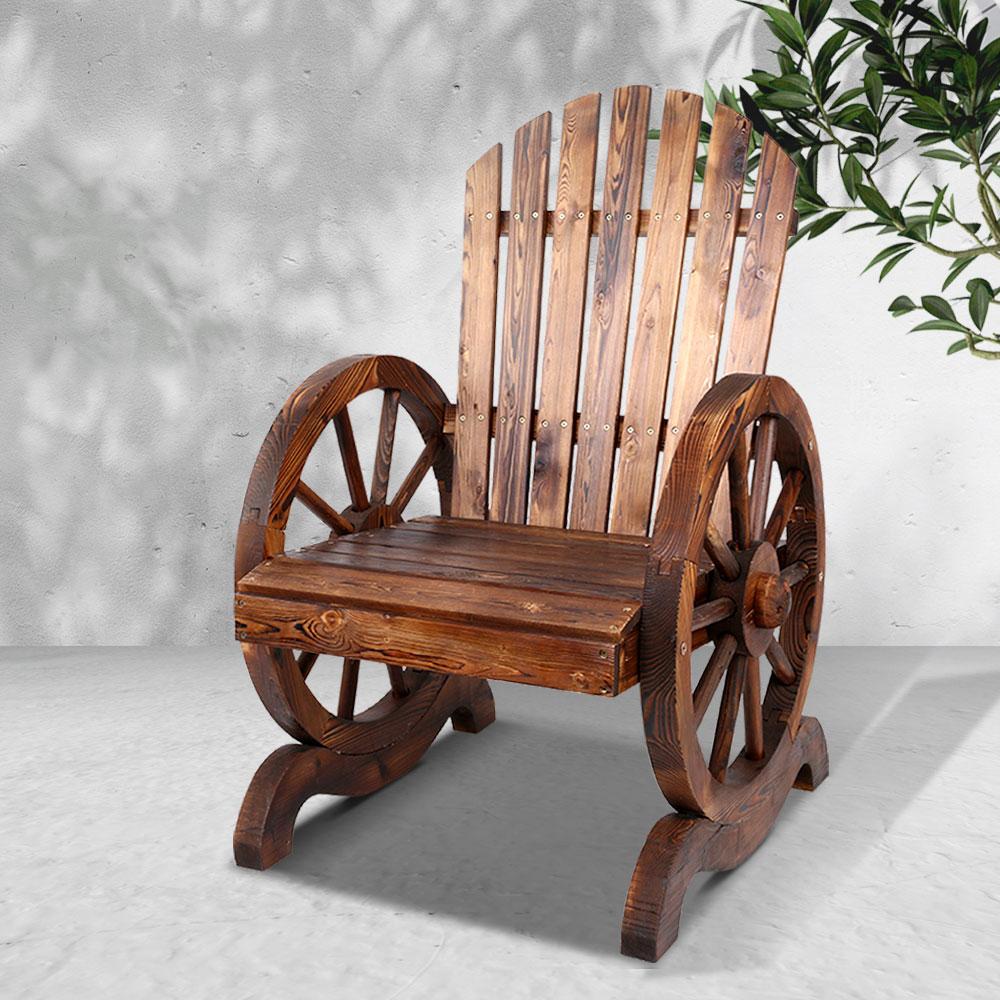 Gardeon Outdoor Wooden Wagon Chair