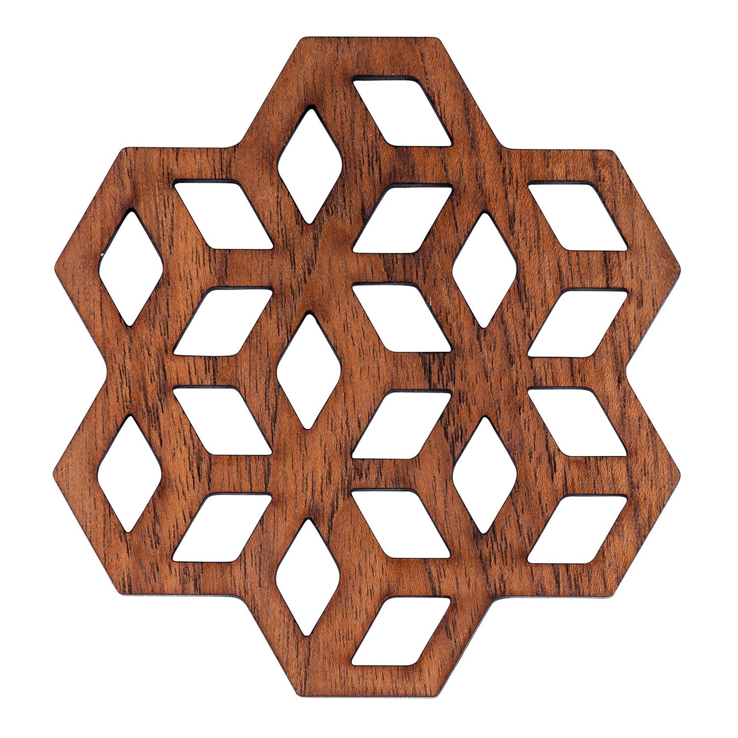 Teak Wood Designer Coasters