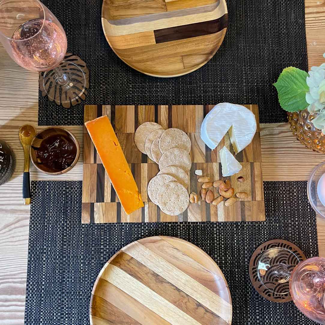 Teak Wood End Grain Cutting Board