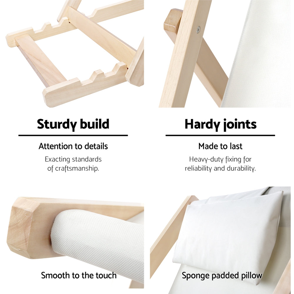Poplar Wood Beach Chair