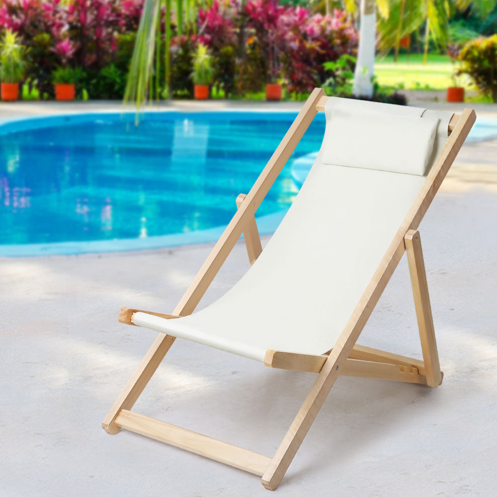 Poplar Wood Beach Chair