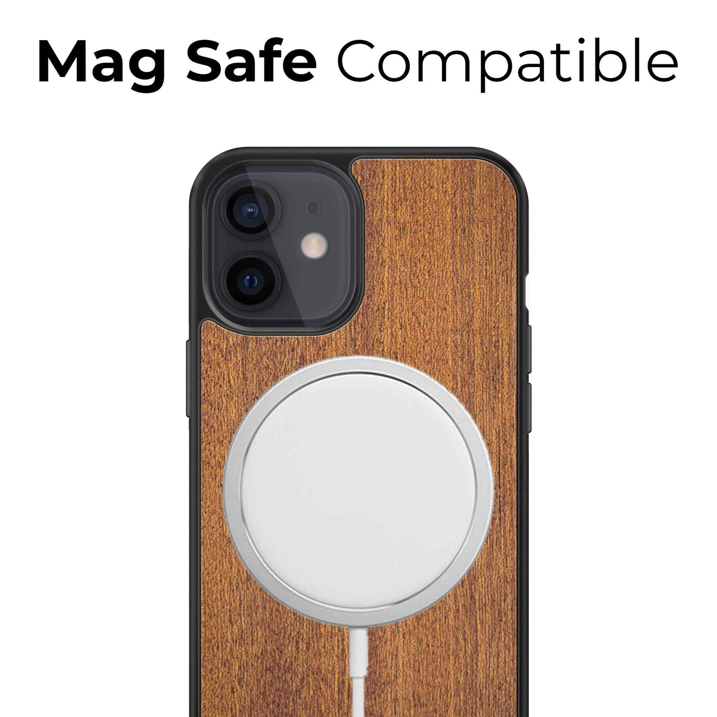 Mahogany Wood Compass Phone Case