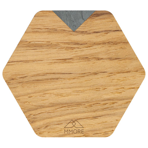 Oak Wood Handcrafted Coasters
