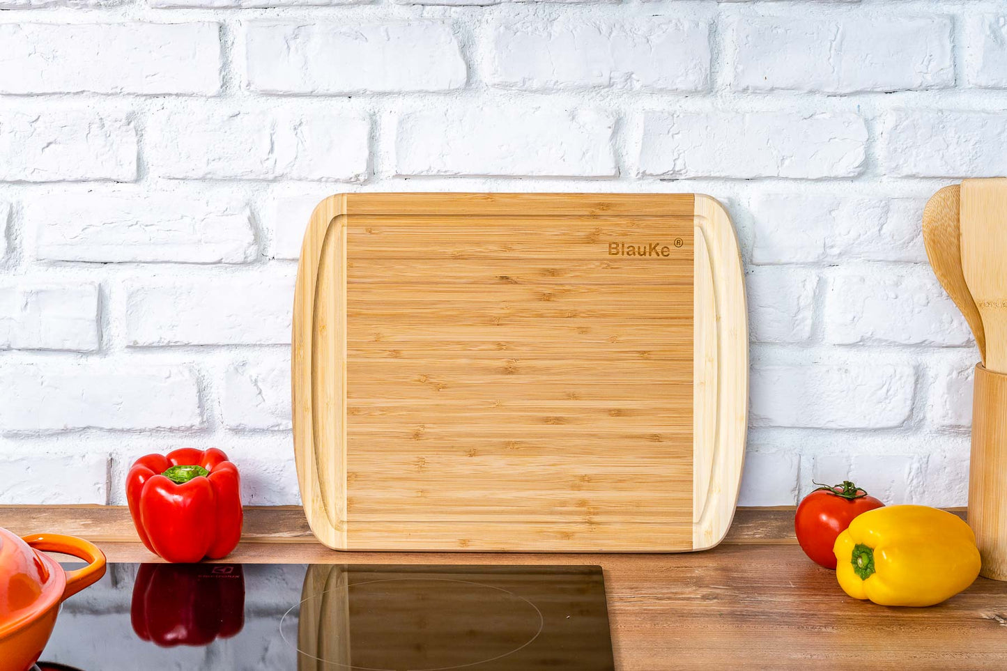Large Bamboo Wood Cutting Board