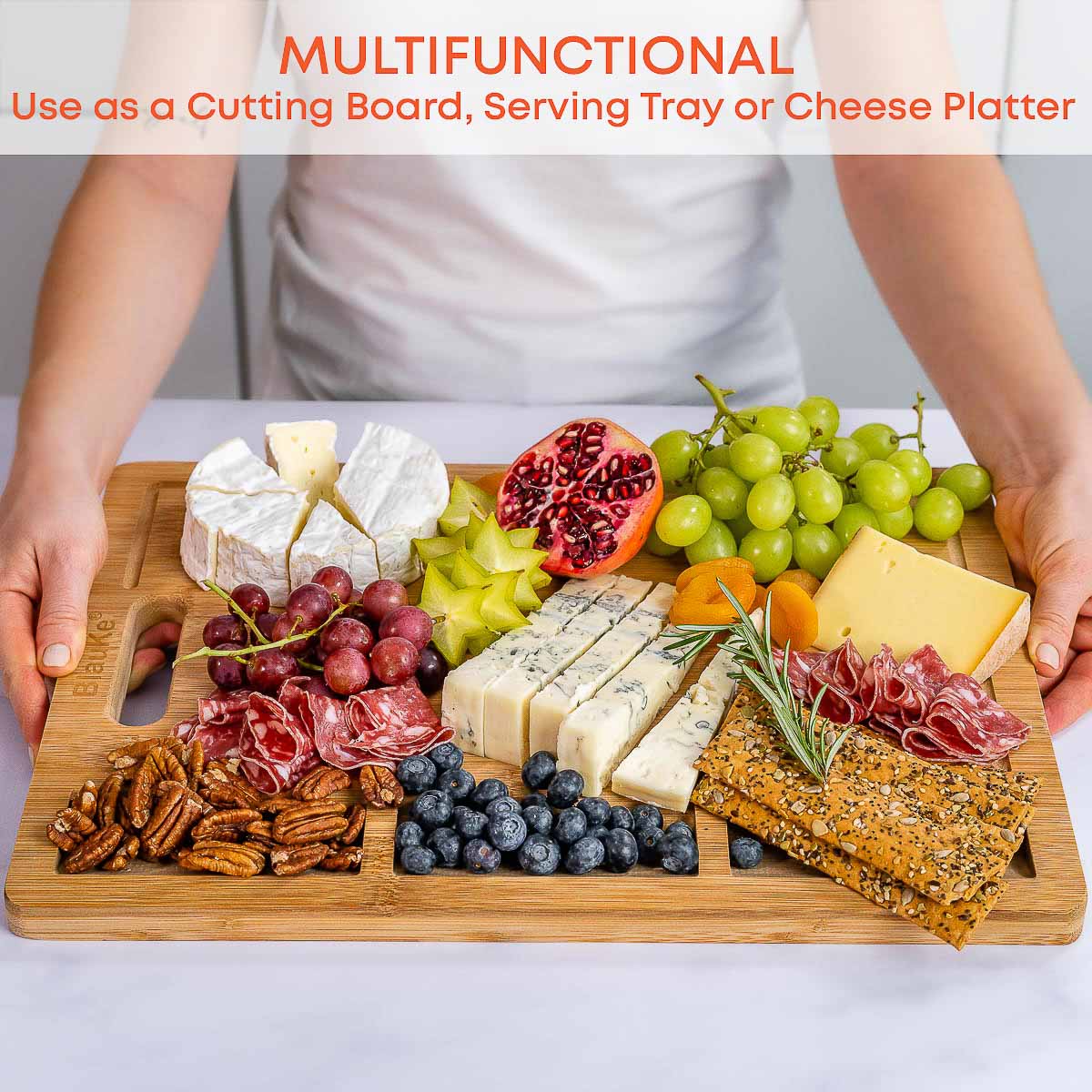 Extra Large Bamboo Cutting Board