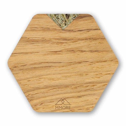 Oak Wood Handcrafted Coasters