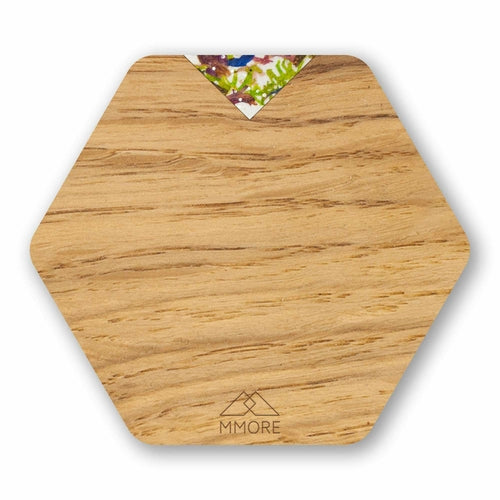 Oak Wood Handcrafted Coasters