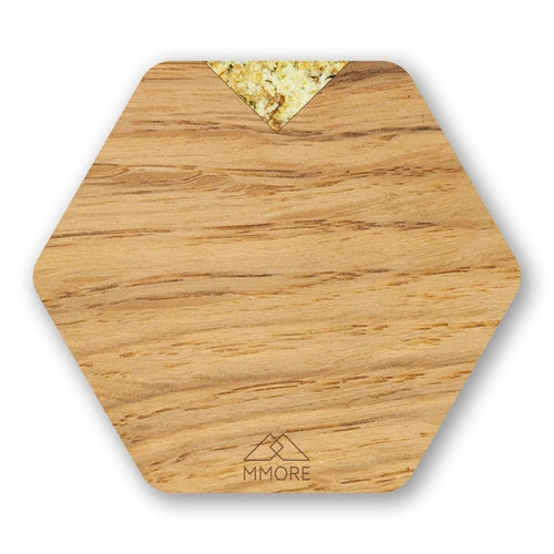 Oak Wood Handcrafted Coasters