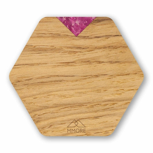 Oak Wood Handcrafted Coasters