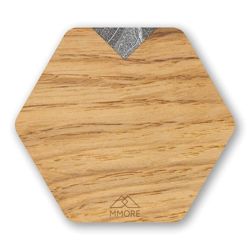 Oak Wood Handcrafted Coasters