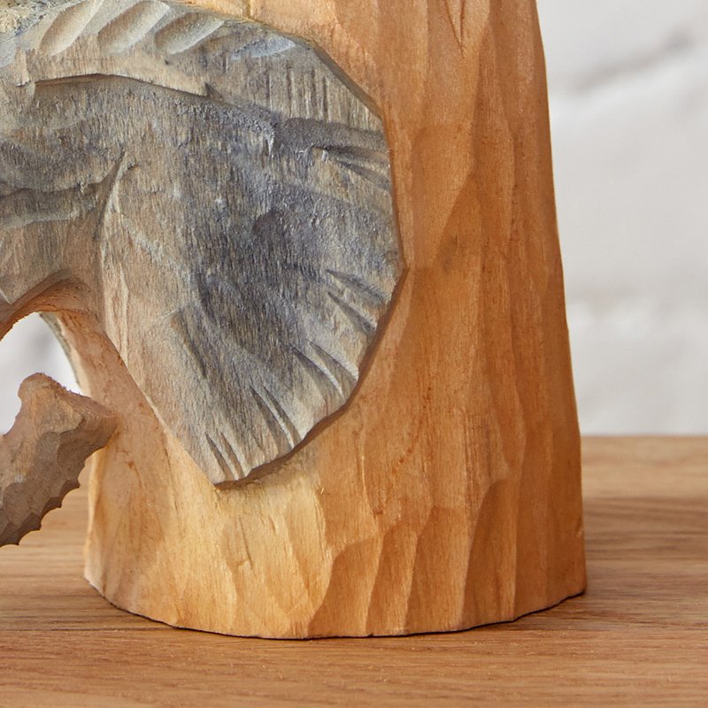Wooden Elephant Desktop Cup