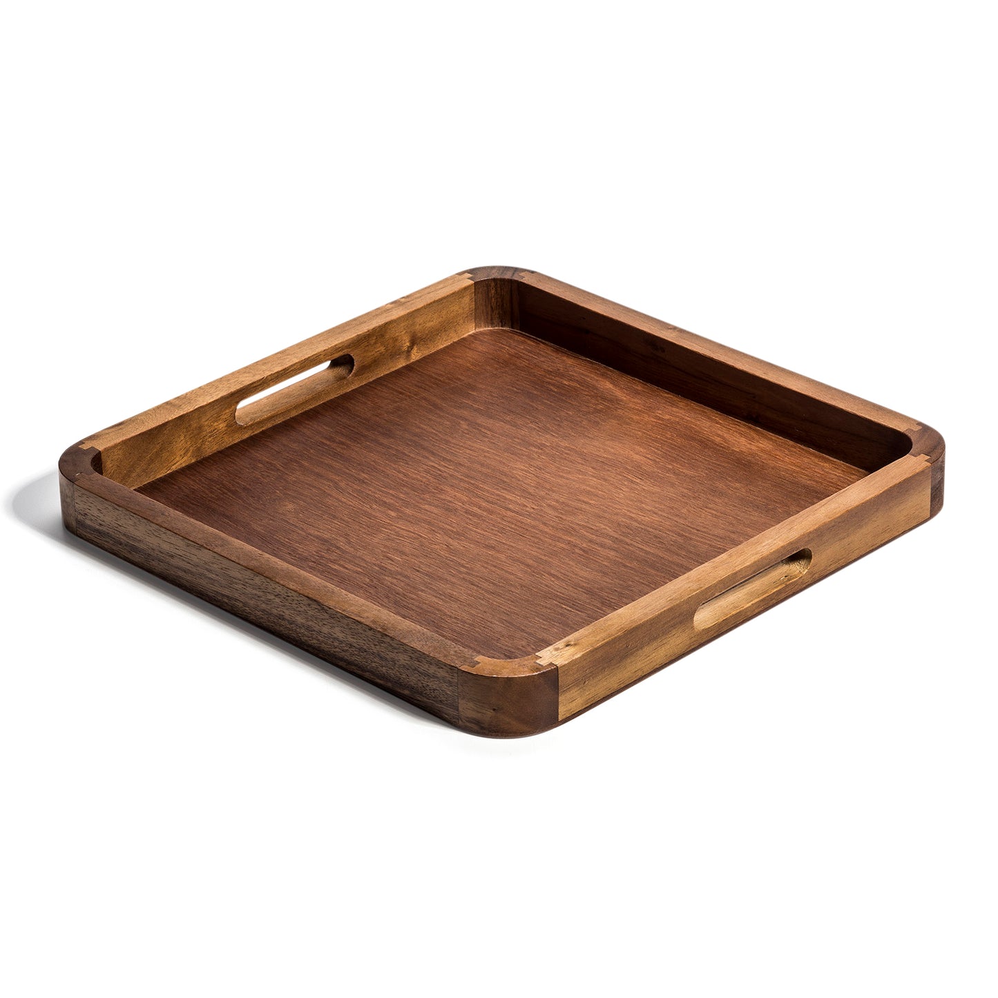 Acacia Wood Square Serving Tray