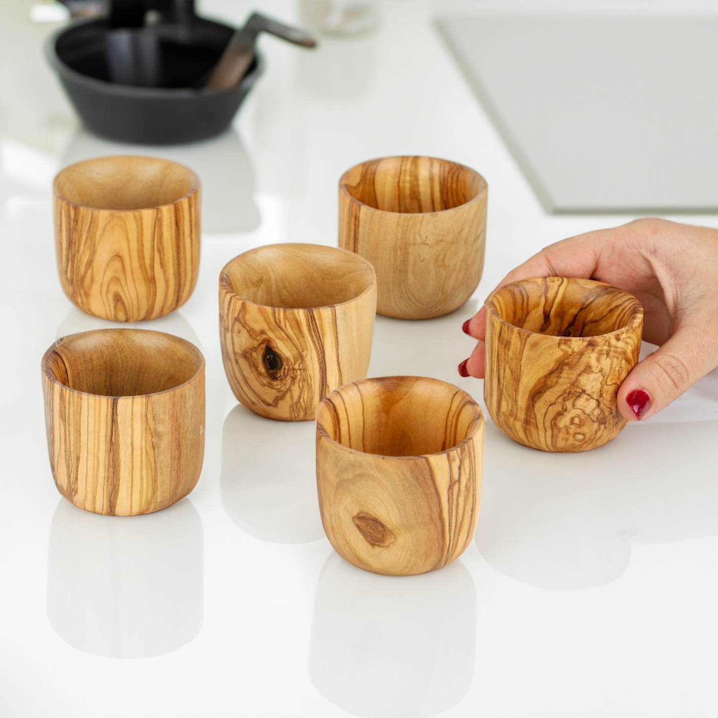 Olive Wood Handmade Drinking Cup