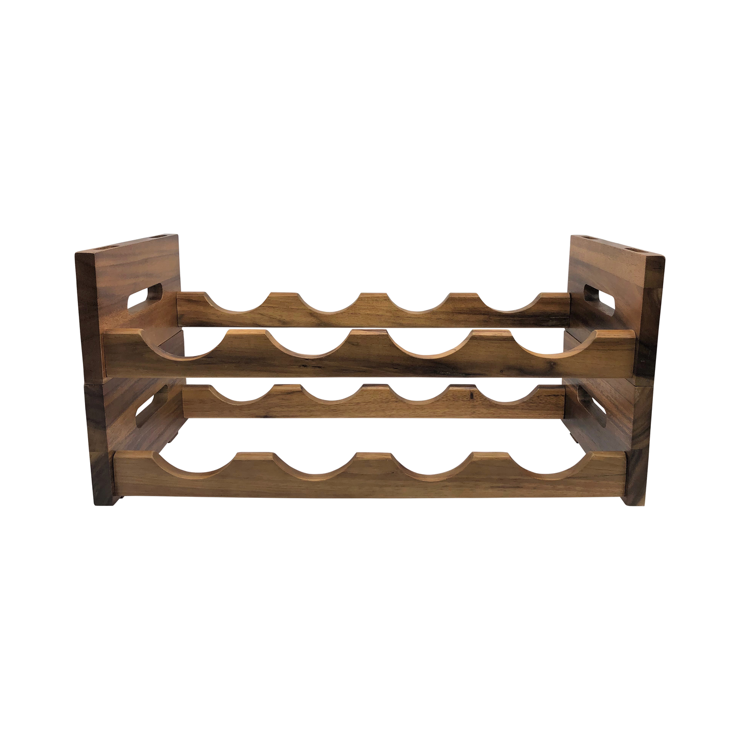Acacia Wood Stackable Wine Rack