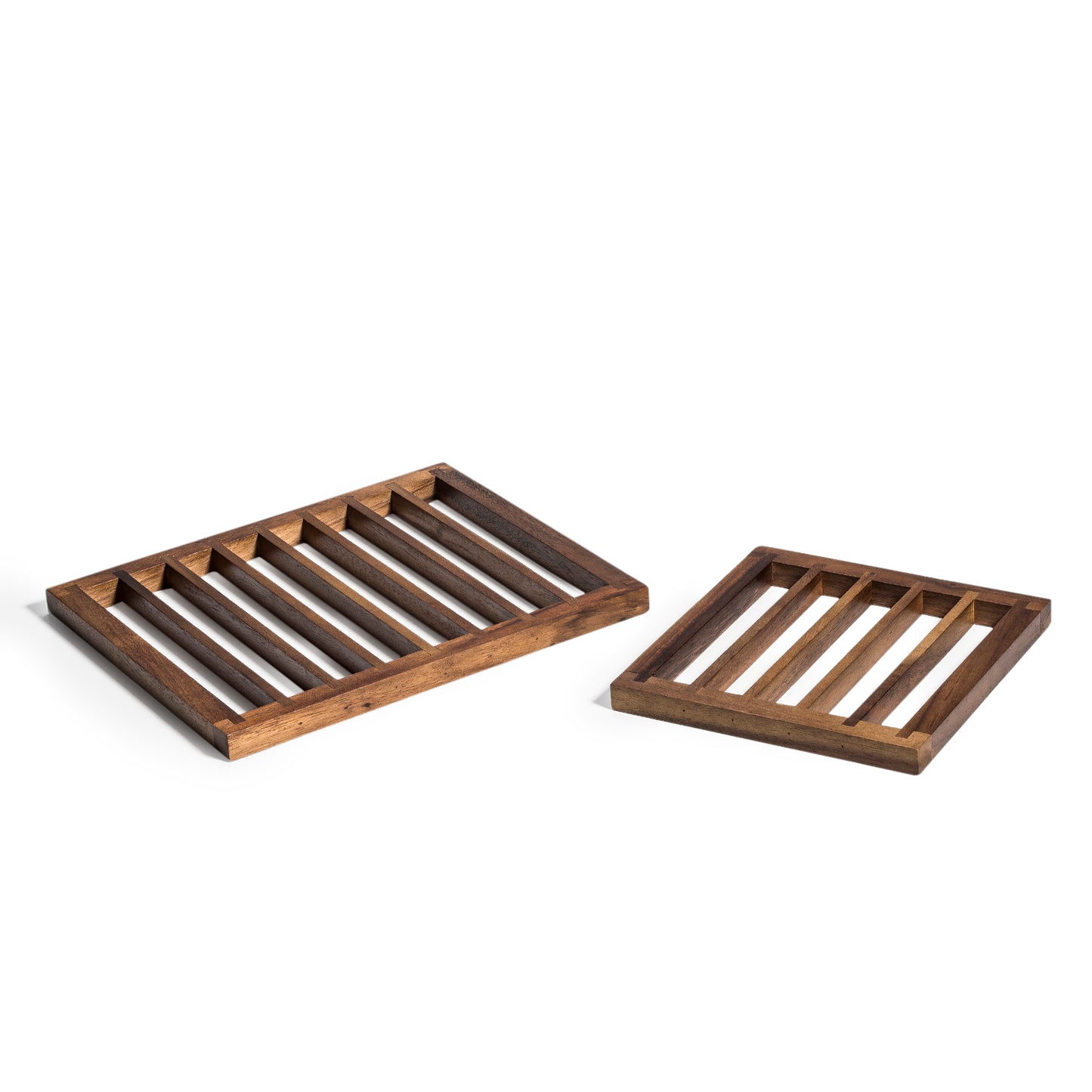 Acacia Wood Trivets - Set of 2