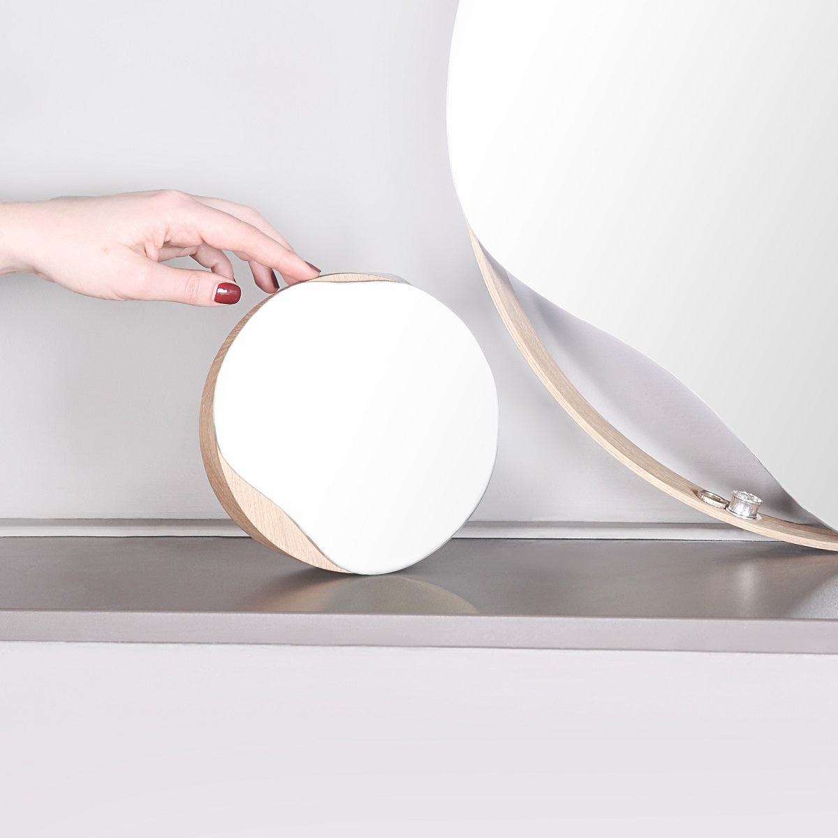 Wooden Cosmetic Mirror