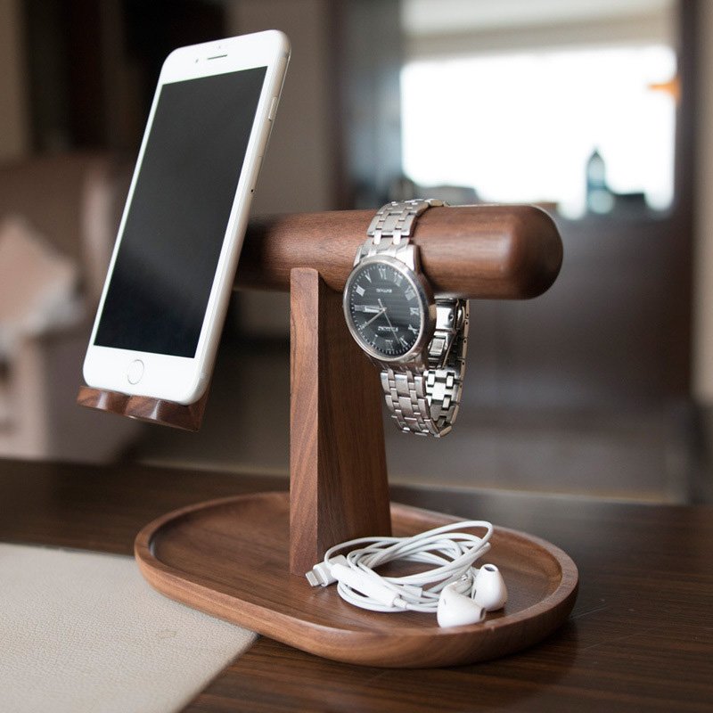 Maple Wood Desk Organizer