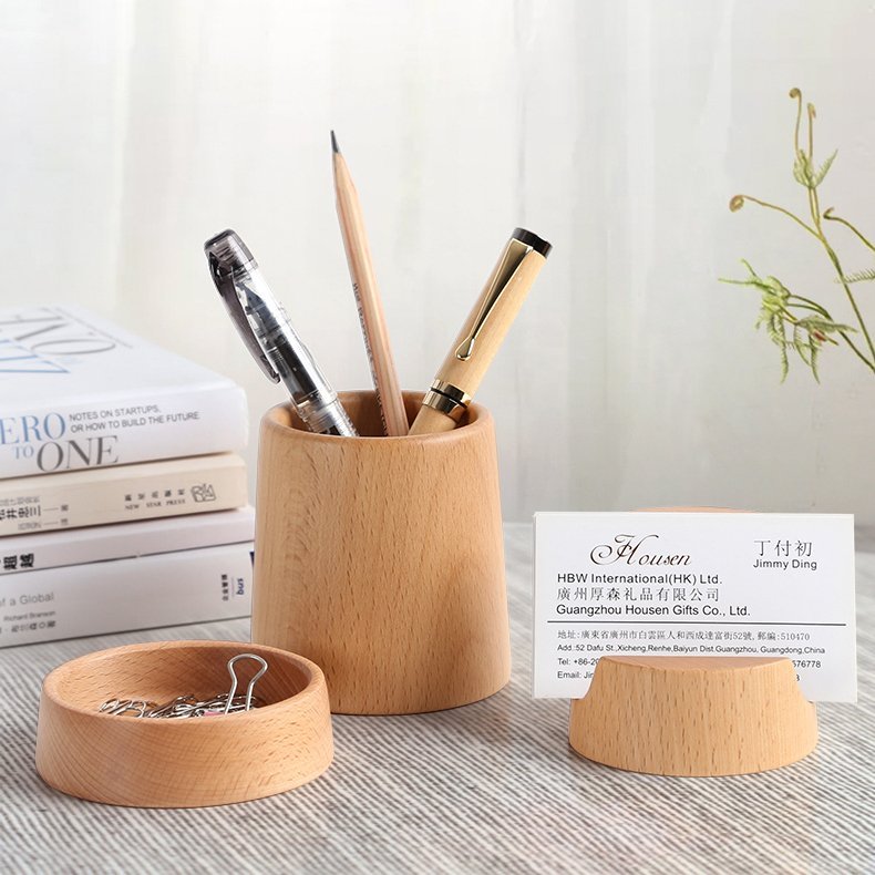 Wooden Holder Set