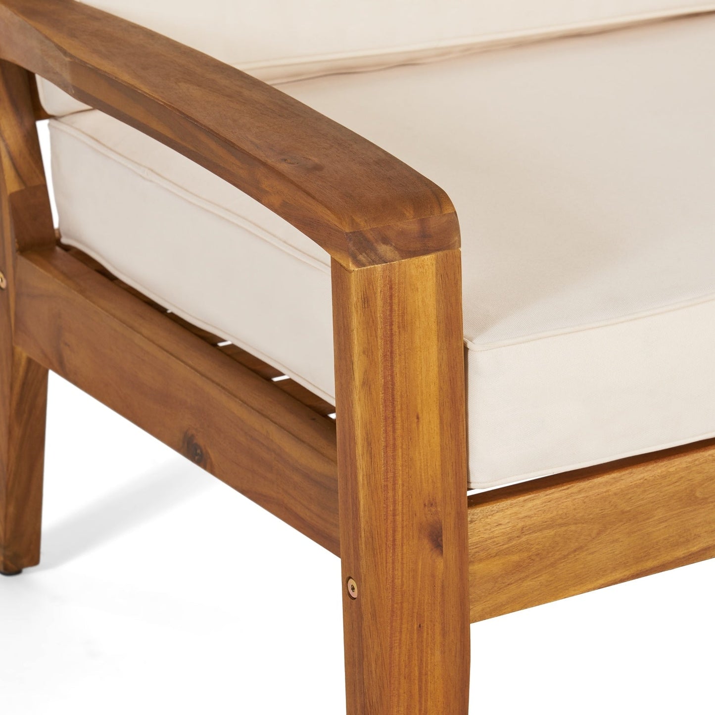 Acacia Wood Garden Club Chair Set - 2 pcs