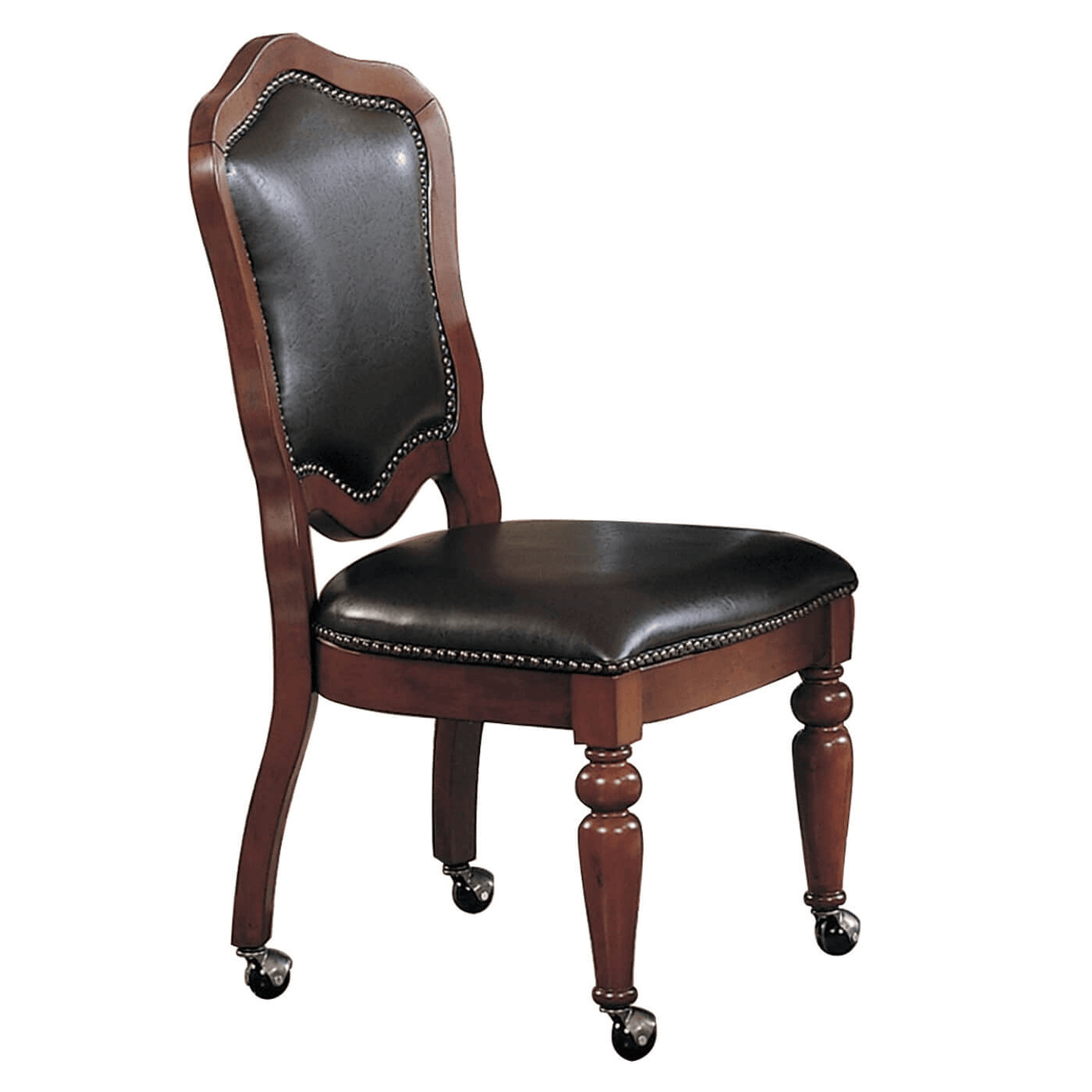 Cherry Wood Bellagio Distressed Game Room And Dining Chairs