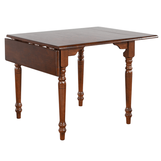 Andrews Chestnut Extendable Drop Leaf Dining Table