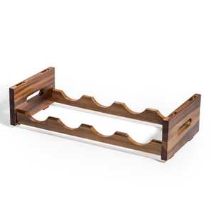 Acacia Wood Stackable Wine Rack