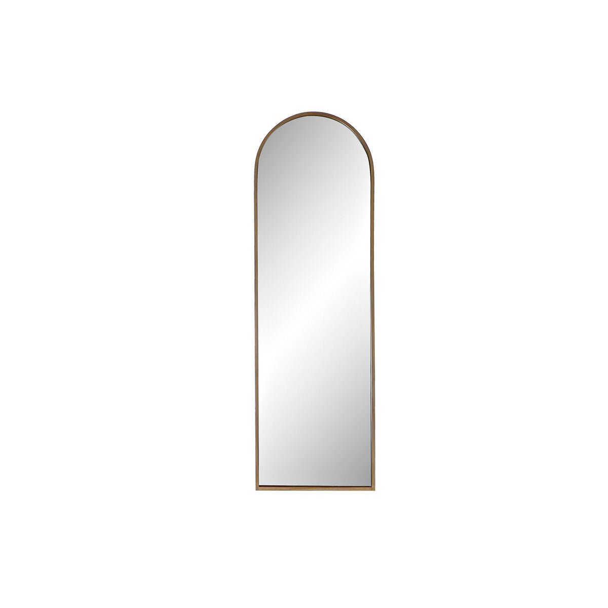 Home Decor Wall Mirror with Natural Crystal MDF Wood