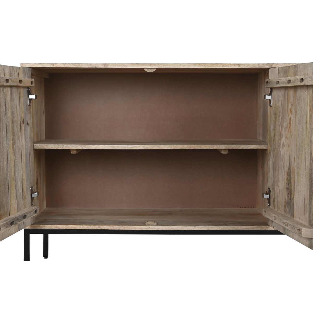 Mango Wood Sideboard DKD Home Decor Natural Black/White